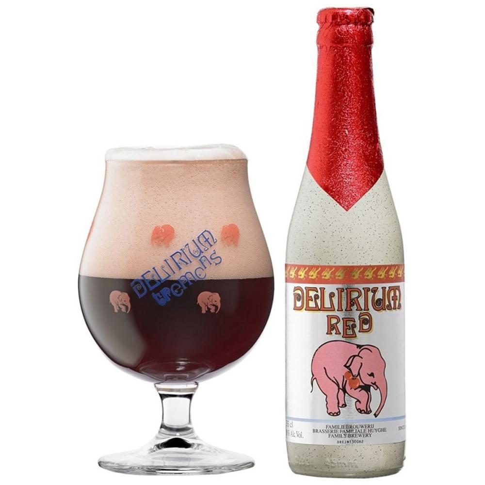 photo de la bière 'delirium red'