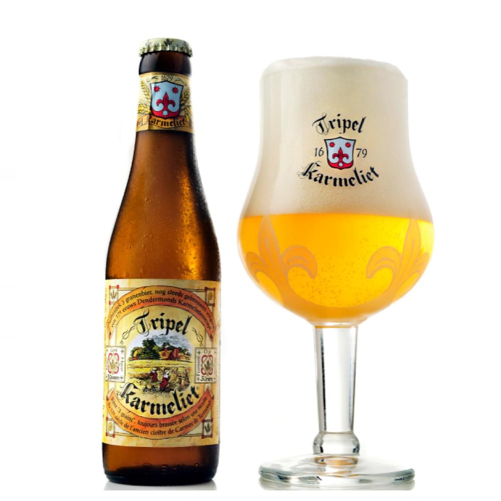 photo de la bière 'triple karmeliet'